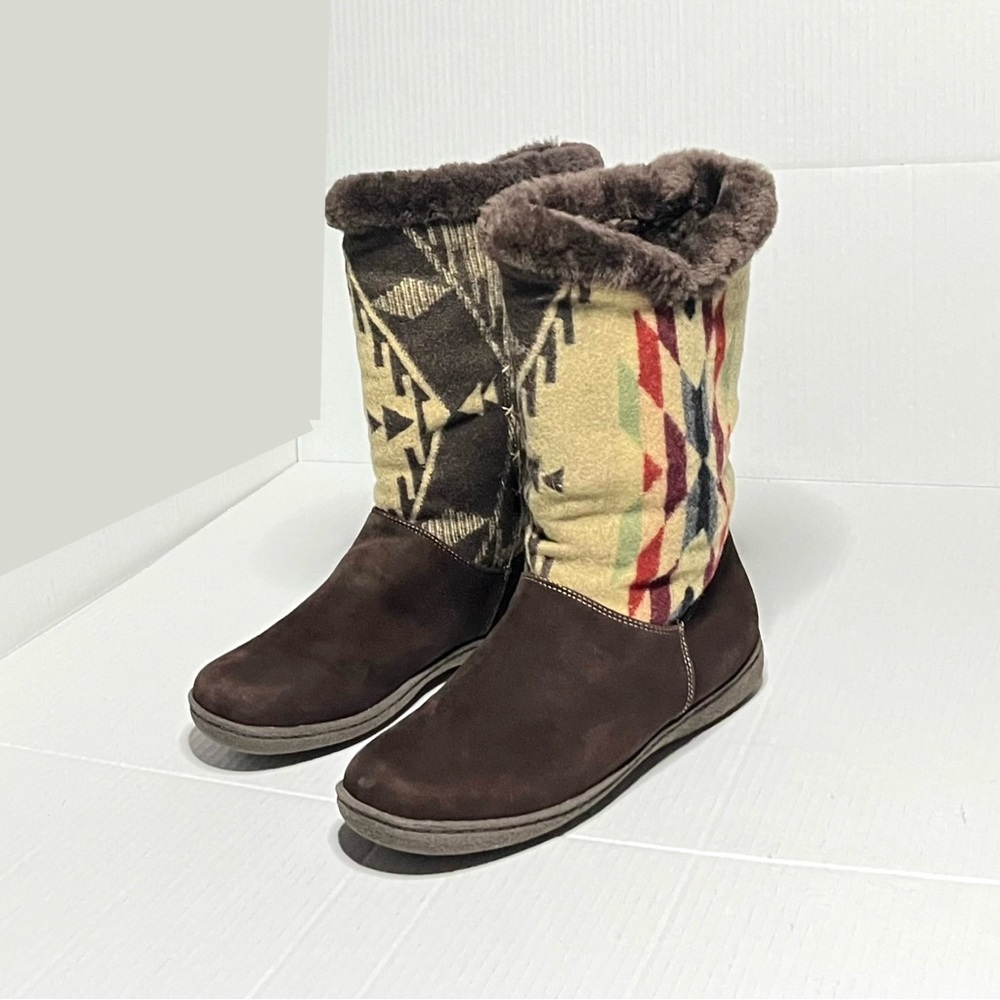 Pendleton Aztec Knit Boots - Picture 3 of 14